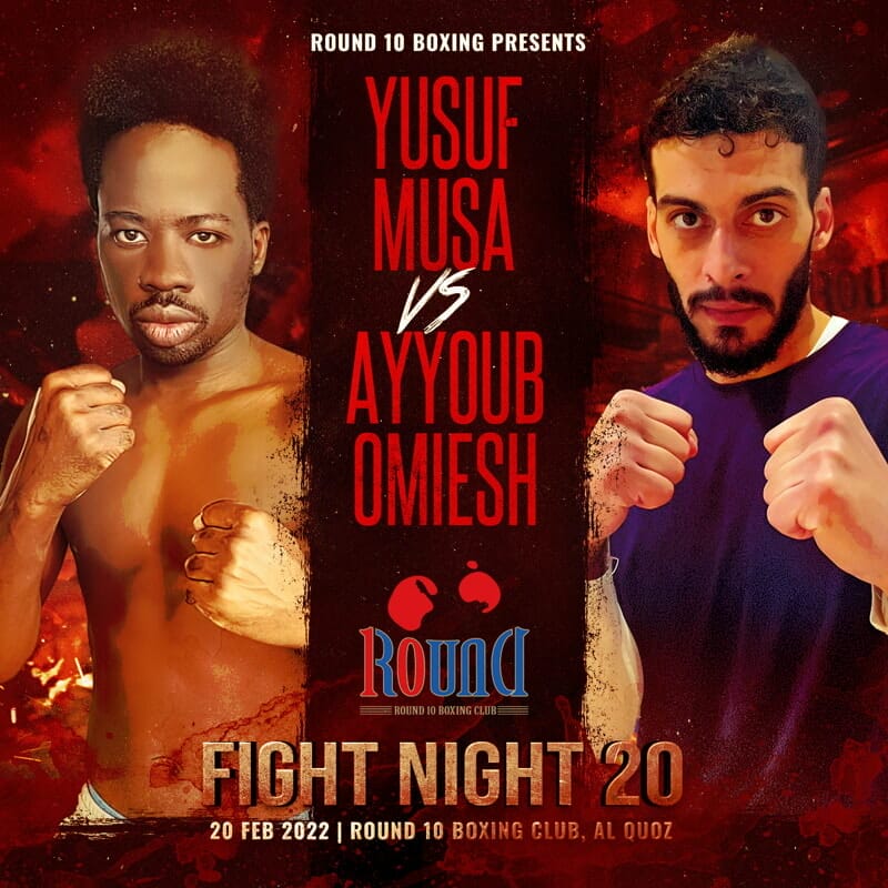 Yusuf and Musa go head-to-head in a thrilling round 10 boxing match.